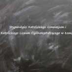 Stypendyści Katolickiego Gimnazjum  i Katolickiego Liceum Ogólnokształcącego w Łomży